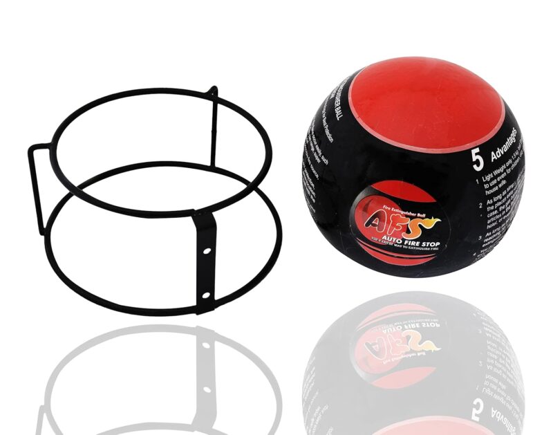 AFS (AUTO FIRE STOP) Fire Extinguisher Ball | Quick Fire Off Ball | Automatic Fire Extinguishing Fire Suppression Device with Stand & User Manual Ideal for Multipurpose Uses - Image 6