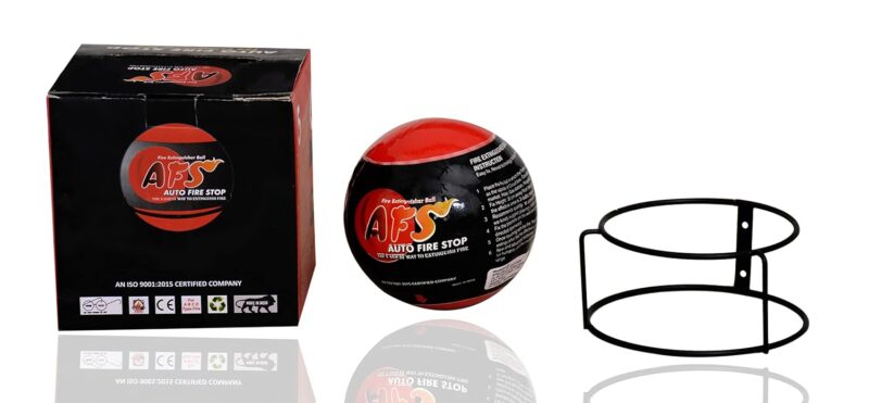 AFS (AUTO FIRE STOP) Fire Extinguisher Ball | Quick Fire Off Ball | Automatic Fire Extinguishing Fire Suppression Device with Stand & User Manual Ideal for Multipurpose Uses - Image 7