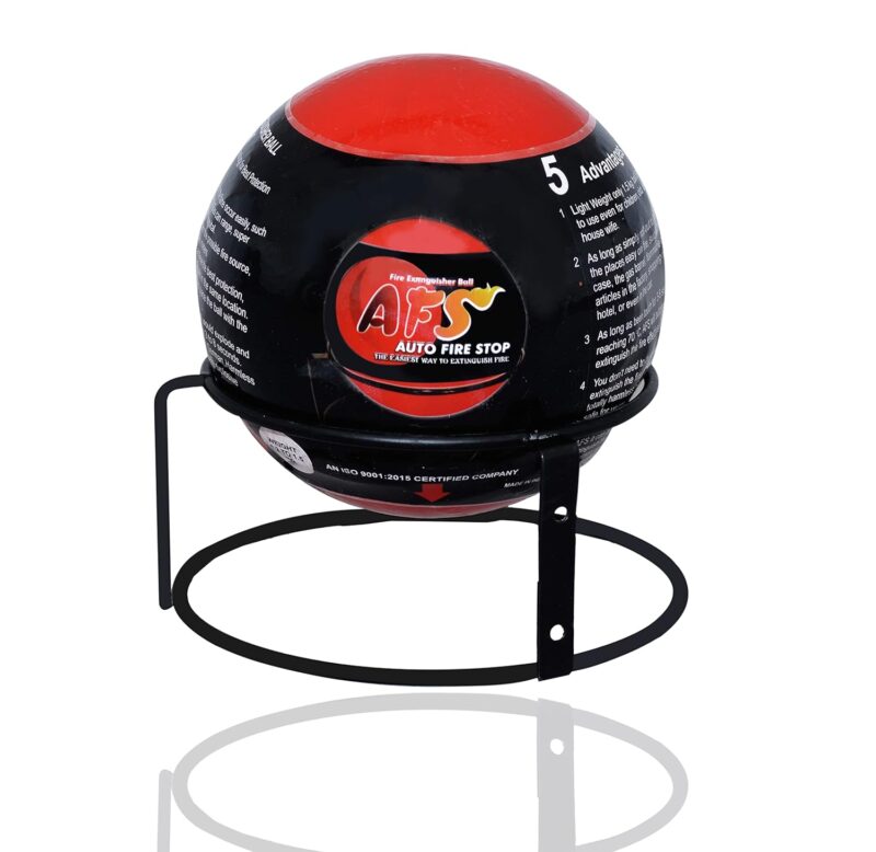 AFS (AUTO FIRE STOP) Fire Extinguisher Ball | Quick Fire Off Ball | Automatic Fire Extinguishing Fire Suppression Device with Stand & User Manual Ideal for Multipurpose Uses - Image 8