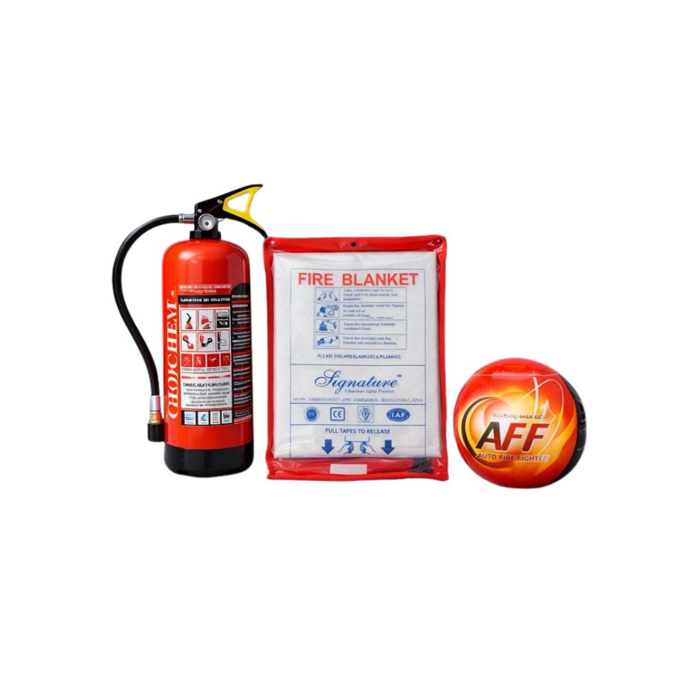 Premium Fire Extinguisher Combo Kit