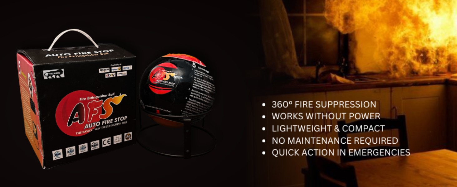 Automatic fire extinguisher ball AFS for fire protection