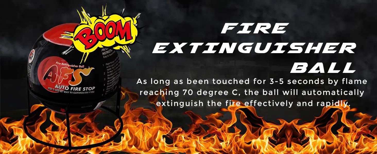 Automatic fire extinguisher ball AFS for 24x7 fire protection