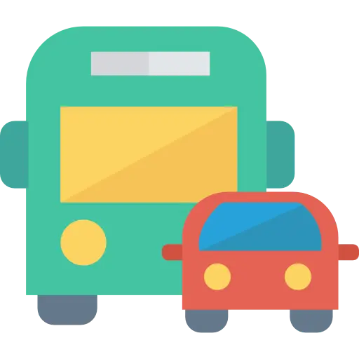 Vehicles on road with fire ball extinguisher in South Africa