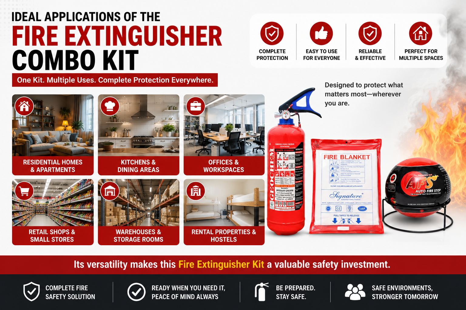 Fire Extinguisher Combo Kit - AFS