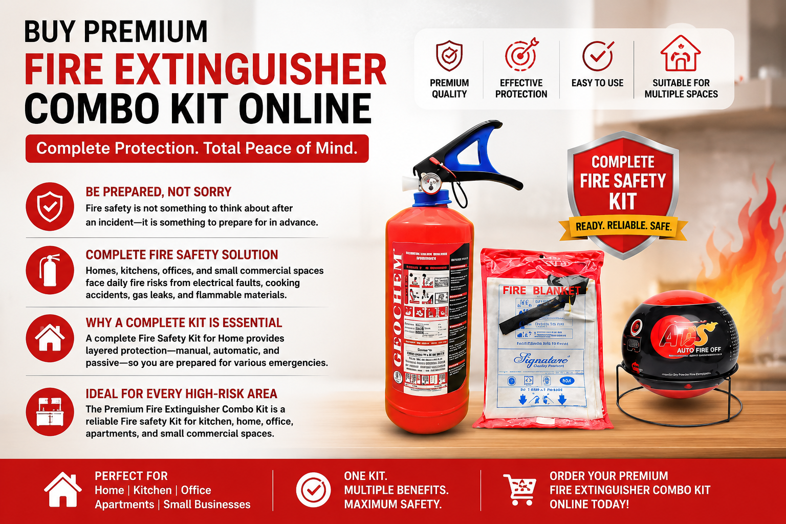 Fire Extinguisher Combo Kit