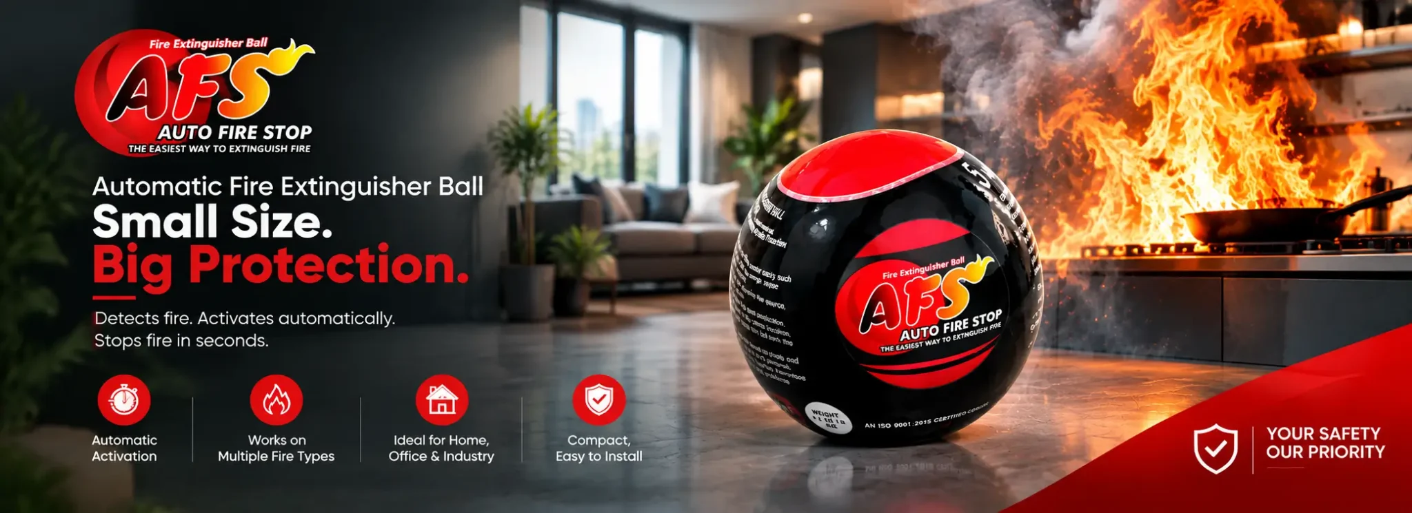 AFS Fireball extinguisher